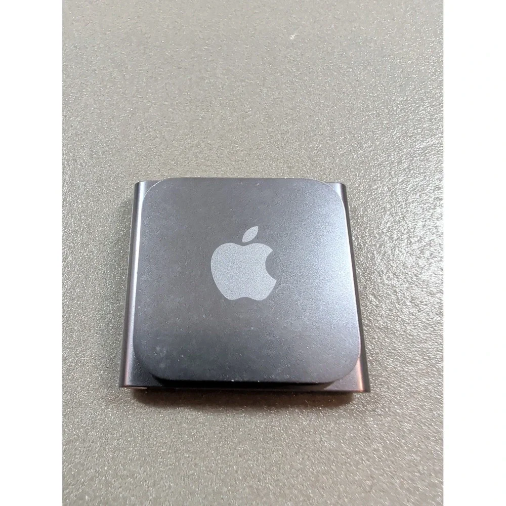 Apple iPod Nano 6th Gen 16GB Graphite‎ A1366 w/ Case & Cable Needs Battery